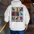 Funny Boston Terrier Quote In My Boston Terrier Era Cool Dog Men Women Men Zip Up Hoodie Back Print, funny gift