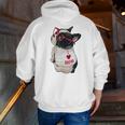 Girls I Heart Mom Love Mama Boston Terrier Dog Lover Men Zip Up Hoodie Back Print, Boston Terrier Mom Hoodies, funny gift