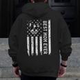 Best Boston Terrier Dog Mom Ever USA Flag For Men Women Kids Men Zip Up Hoodie Back Print, Couple Gifts, Mom Gifts, Boston Terrier Mom Gifts, funny design