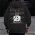 Boston Terrier American Gentleman Personal Stalker Dog Lover Men Zip Up Hoodie Back Print, American Boston Terrier Gifts, funny design