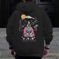 Boston Terrier Boston Bull Terrier Men Zip Up Hoodie Back Print, funny design