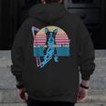 Boston Terrier Dad Retro Men Zip Up Hoodie Back Print, Couple Gifts, Boston Terrier Dad Gifts, funny design