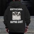 Boston Terrier Dog Official Sleepshirt Pajamas Nightgown For Men Women Kids Men Zip Up Hoodie Back Print, funny design