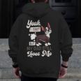Boston Terrier Fart American Gentleman Non-Sporting Dog Men Zip Up Hoodie Back Print, American Boston Terrier Gifts, funny design