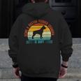 Being a Boston Terrier Grandpa Is Ruff Boston Terrier Men Zip Up Hoodie Back Print, funny design