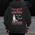 Boston Terrier Mom American Gentleman Dog Lover Mother's Day Men Zip Up Hoodie Back Print, Couple Gifts, Mom Gifts, Boston Terrier Mom Gifts, American Boston Terrier Gifts, funny design