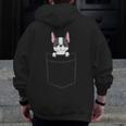 Boston Terrier In The Pocket Cute Boston Terrier Dog For Men Women Girls Kids Men Zip Up Hoodie Back Print, funny design