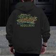 Heidelberg Germany Art Men Women Men Zip Up Hoodie Back Print, funny design