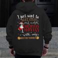 Watch Christmas Movies With My Boston Terrier Bostie Men Zip Up Hoodie Back Print, Boston Terrier Christmas Gifts, funny design