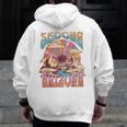 Sedona Arizona Nature Hiking Mountains Outdoors Vintage Men Zip Up Hoodie Back Print, funny design