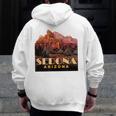 Sedona s Sedona Arizona Shirts T-Shirt Men Zip Up Hoodie Back Print, funny design