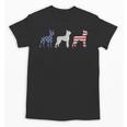 Boston Terrier 4th Of July Dog Patriotic USA Flag Man Woman Unisex T-Shirt, Patriotic Boston Terrier Gifts, Boston Terrier 4th Of July Gifts, trending gift