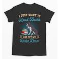 Boston Terrier American Gentleman Bibliophile Book Lover Unisex T-Shirt, American Boston Terrier Gifts, trending gift
