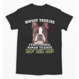 Boston Terrier Brindle Dog Professional Human Trainer Unisex T-Shirt, trending gift