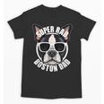 Boston Terrier Dad Father’s Day Dog Dad Men’s Unisex T-Shirt, Couple Gifts, Boston Terrier Dad Gifts, trending gift