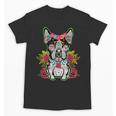Boston Terrier Dia De Los Muertos Day Of The Dead Dog Skull For Men Women Kids Unisex T-Shirt, trending gift