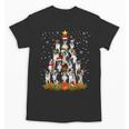 Boston Terrier Dog Christmas Tree Santa Hat Xmas Pajama Men Women Kids Unisex T-Shirt, Boston Terrier Christmas Gifts, trending gift