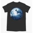 Boston Terrier Dog Moon Dog Mom Dad Women Men Dog Lovers Unisex T-Shirt, Couple Gifts, Mom Gifts, Boston Terrier Dad Gifts, Boston Terrier Mom Gifts, trending gift