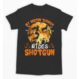 My Boston Terrier Dog Rides Shotgun Witch Halloween Men Women Unisex T-Shirt, Boston Terrier Halloween Gifts, trending gift