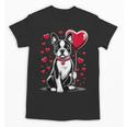 Boston Terrier Dog Valentine's Day Dog Owner Valentine Unisex T-Shirt, trending gift