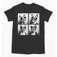Boston Terrier Dogs With Sunglasses Photo Pets Meme Unisex T-Shirt, trending gift