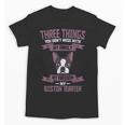 Boston Terrier Don't Mess With American Gentleman Dog Lover Unisex T-Shirt, American Boston Terrier Gifts, trending gift