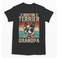 Boston Terrier Grandpa Dog Lover Father's Day Unisex T-Shirt, trending gift
