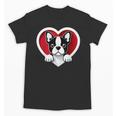 Boston Terrier Heart Cute Puppy Lover Or Dog Owner Unisex T-Shirt, trending gift