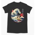 Boston Terrier Japanese Kanagawa Wave Surf Loyal Dog Men Women Kids Unisex T-Shirt, trending gift
