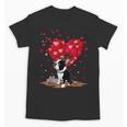 Boston Terrier Lover Heart Shape Boston Terrier Valentine Unisex T-Shirt, trending gift