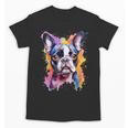 Boston Terrier Lover Pop Art Color Boston Terrier Dog For Men Women Girls Kids Unisex T-Shirt, trending gift
