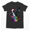 Boston Terrier Lovers Colorful Pop Art Boston Terrier Unisex T-Shirt, trending gift