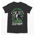 My Boston Terrier Is My Lucky Charm Paw Dog St Patrick's Day Unisex T-Shirt, trending gift