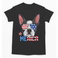 Boston Terrier Merica 4th Of July T Shirt Men Boys Dog Puppy Unisex T-Shirt, Boston Terrier 4th Of July Gifts, trending gift