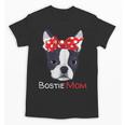 Boston Terrier Mom Bostie Women Girls Unisex T-Shirt, Couple Gifts, Mom Gifts, Boston Terrier Mom Gifts, trending gift