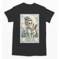 Boston Terrier Mom Skeleton Tarot Card Witch Vibes Dog Mom Unisex T-Shirt, Couple Gifts, Mom Gifts, Boston Terrier Tarot Gifts, Boston Terrier Mom Gifts, trending gift