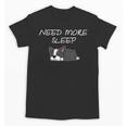 Boston Terrier Puppy Need More Sleep Pajama For Bedtime Unisex T-Shirt, trending gift