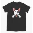 Bull Terrier Pocket Bull Terrier Peeking Out Pocket Unisex T-Shirt, trending gift