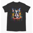 Colorful Boston Terrier Dog For Men Women Kids Unisex T-Shirt, trending gift