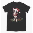 Cute Boston Terrier Dog Christmas Merry X-Mas Graphic Unisex T-Shirt, Boston Terrier Christmas Gifts, trending gift