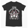 Cute Cartoon For Dog Owners Pet Team Boston Terrier Unisex T-Shirt, trending gift
