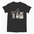 Cute Halloween Boston Terrier Dogs Witch Hat Ghost Dog For Men Women Kids Unisex T-Shirt, Boston Terrier Ghost Gifts, Boston Terrier Halloween Gifts, trending gift