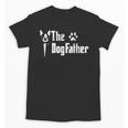 The Dogfather Boston Terrier Dog Dad Father's Day Unisex T-Shirt, Couple Gifts, Boston Terrier Dad Gifts, trending gift