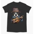 Guitar Shirt Boston Terrier Dog Playing Acoustic Guitar Unisex T-Shirt, trending gift
