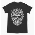 Halloween Costume Skull Boston Terrier Dog Lover Unisex T-Shirt, Boston Terrier Halloween Gifts, trending gift