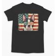 Patriotic Boston Terrier Dog Lover USA Flag 4th Of July For Men Women Kids Unisex T-Shirt, Patriotic Boston Terrier Gifts, Boston Terrier 4th Of July Gifts, trending gift