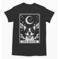 Tarot Card Vintage Crescent Moon Boston Terrier Dog Mom Unisex T-Shirt, Couple Gifts, Mom Gifts, Boston Terrier Tarot Gifts, Boston Terrier Mom Gifts, trending gift