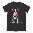 Vintage Boston Terrier Blowing Bubble Gum American Gentleman Unisex T-Shirt, American Boston Terrier Gifts, trending gift