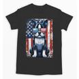Vintage Boston Terrier Dog American USA US Flag Pets Lovers Tank Top Unisex T-Shirt, American Boston Terrier Gifts, trending gift