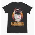 Vintage Boston Terrier Grandma Wear Sunglasses Dog Lover Men Women Girls Kids Unisex T-Shirt, trending gift